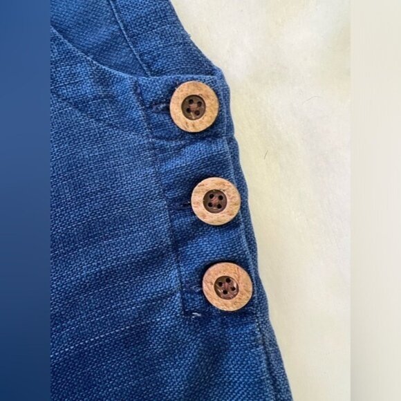 Pure Jill Indigo Dolman Short Sleeve Blue Shift Dress‎ Sz S Tall GUC - Picture 3 of 8